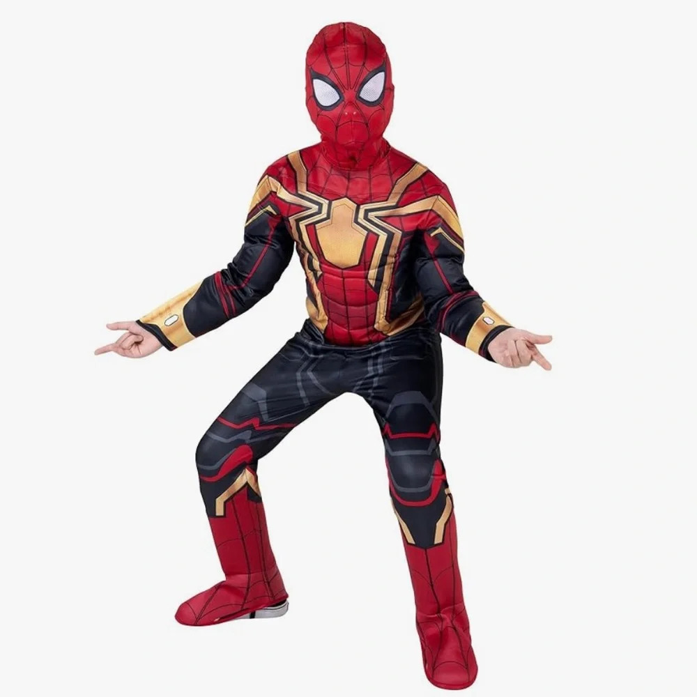Marvel Spider-Man Integrated Suit Costume - Red, Black, Gold